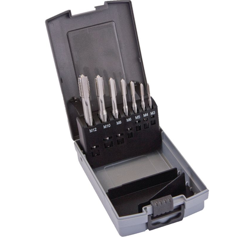 Bộ mũi taro ren 7 chi tiết M3-M12  DC SWISS -# 272130