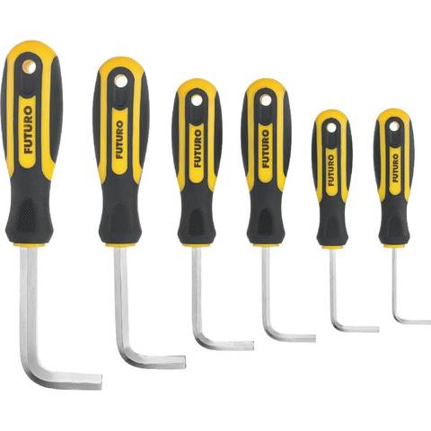 Bộ tô vít đầu lục giác gập 6 chi tiết FUTURO - # 424920.0100
