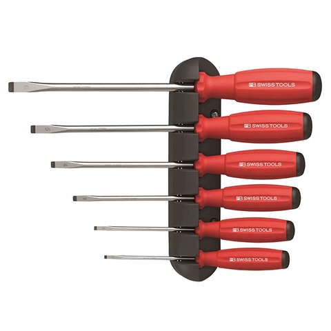 Bộ tô vít, gồm 6 chi tiết, hiệu Swiss tools/Thụy sỹ,-# 434280.0100 (PB 8240)