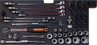 Hộp dụng cụ kim loại 146 chi tiết  BAHCO-# 428825