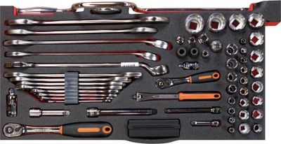 Hộp dụng cụ kim loại 137 chi tiết BAHCO-# 428830