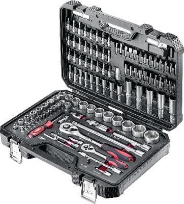 Bộ khẩu, đầu vít  1/2 và 1/4  inch gồm 111 chi tiết JET - #428848