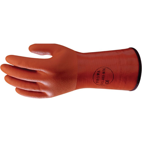 Găng tay nhựa PVC  bảo hộ lao động chống va đập SHOWA  -# 530505