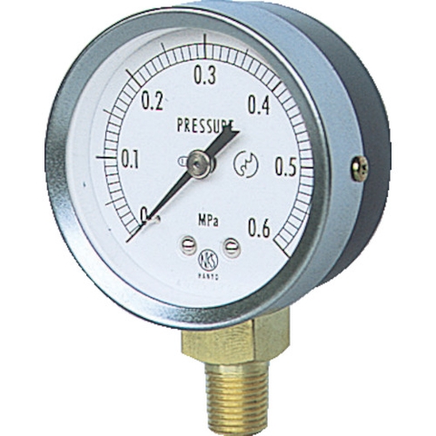 Nagano JIS general-purpose pressure gauge (A-frame vertical type, φ60) MW2772566