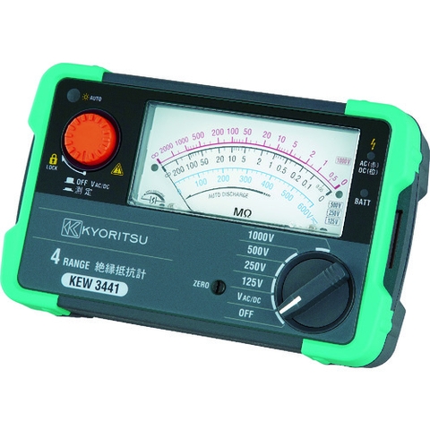 Kyoritsu Electric Meter Việt Nam | KYORITSU analog insulation resistance meter (4 ranges) MW4796527