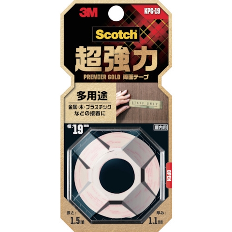 3M Japan Ltd. Consumer Market Sales Division Việt Nam | 3M Scotch (R) Super strong double-sided tape Premier Gold MW5423414