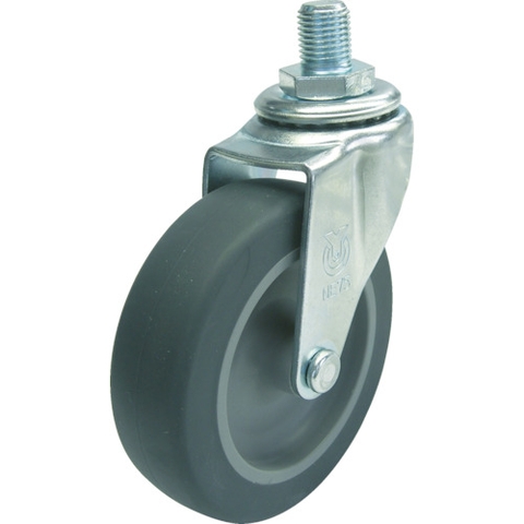 YUEI Caster Division Việt Nam | YUEI screw-in caster "LT series" (elastomer wheel) Flexible (metric thread type) MW4127021