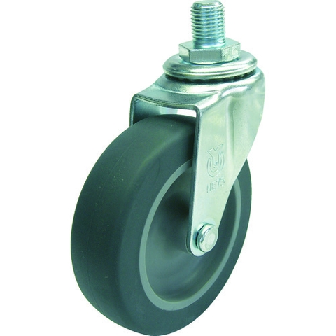 YUEI Caster Division Việt Nam | YUEI screw-in caster "LT series" (elastomer wheel) Flexible (metric thread type) MW4127081