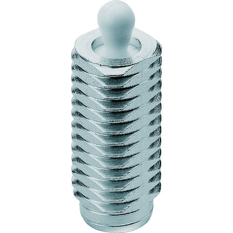 HALDER Việt Nam | HALDER Steel Spring Pressure Pin Male Thread, Plastic, No Seal Clamping Pins MW1059101