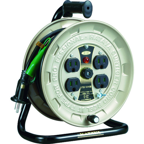 HATAYA Việt Nam | Hataya JT-3 type cord reel, single phase 100V, earthed, 10m Cord Reel MW1062883