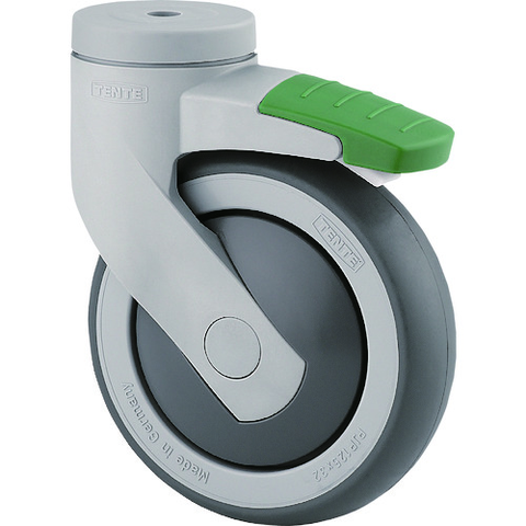 TENTE Việt Nam | Tente Caster Plastic Caster "LEVINA" (Elastomer Wheel) φ125 Swivel (with Direction Lock) MW1154275