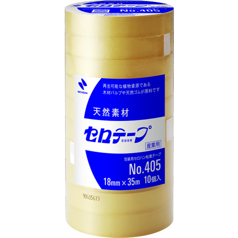 NICHIBAN Việt Nam | Nichiban Cellotape 405-18mm x 35m Biomass Mark Certified Product Cellulose Tape 405 MW1175216