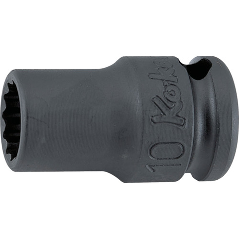 KOKEN Việt Nam | Ko-ken 9.5mm Insert Impact 12-sided Socket (Thin) 10mm Impact Socket 3/8Sq.Dr. Thin Walled 12-P 10Mm MW1213602