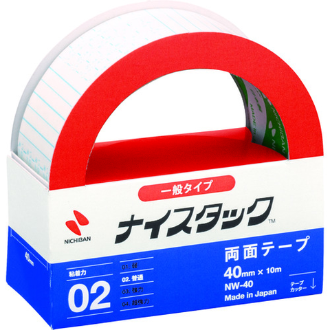 NICHIBAN Việt Nam | Nichiban Double-Sided Tape Nicetack NW-40 40mm x 10m D/S Tape NW-40 MW1246995