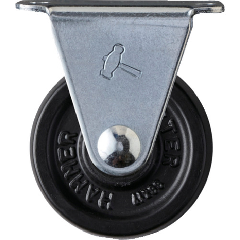 HAMMER CASTER Việt Nam | Hammer with fixed rubber wheels 38mm Topplate Rubber Caster MW1252887