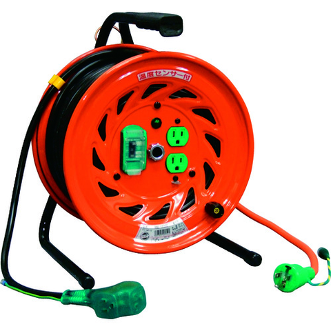 NICHIDO Việt Nam | NICHIDO Electrician Drum Big Reel with Earth 30m Indoor-type Single-Phase Power 100V Earth Bick-Reel MW1255568