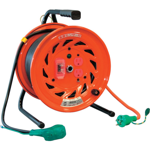 NICHIDO Việt Nam | NICHIDO Electrician Drum Big Reel Overload and Leakage Protection with Breaker 30m Indoor-type Single-Phase Power 100V Earth Breaker Bick-Reel MW1255606