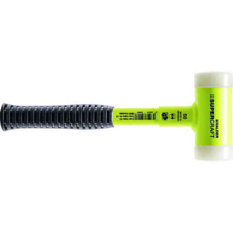 HALDER Việt Nam | HALDER Super Craft Hammer, Steel Handle, White Nylon, Head Diameter 60 Super Craft Hammer MW1353680