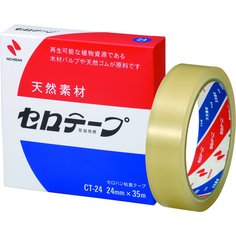 NICHIBAN Việt Nam | Nichiban Cellotape CT-24 24mm x 35m Biomass Mark Certified Product Plastic Tape MW1365122