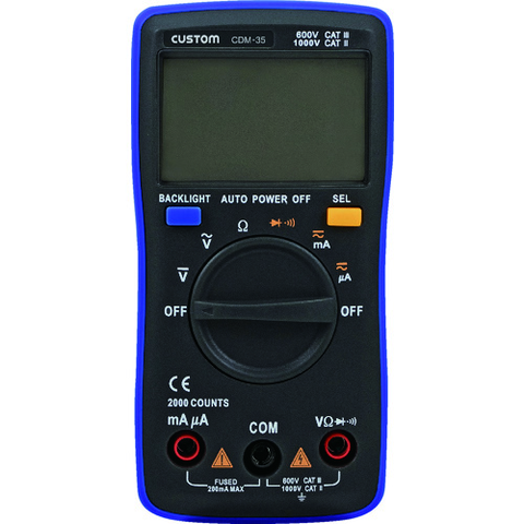 CUSTOM Việt Nam | CUSTOM Card-type middle class tester Digital Multimeter MW1496857