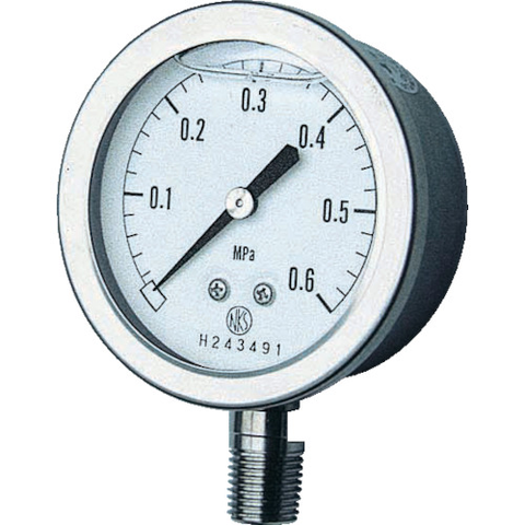 NAGANO Việt Nam | Nagano Glycerin-filled pressure gauge, A-frame vertical type, Φ60, minimum scale 0.500 Glycerin-filled pressure gauge MW1576020