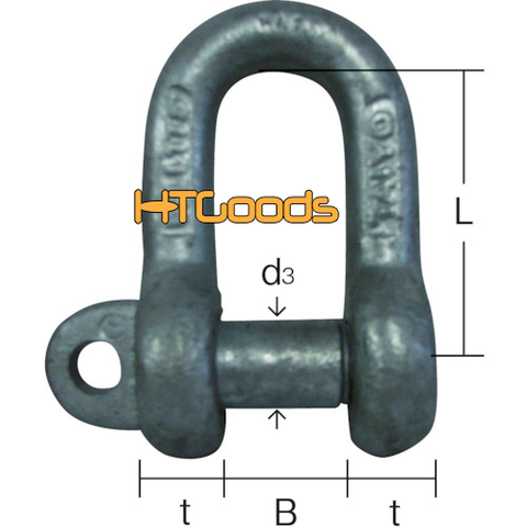 TAIYOH Việt Nam | TAIYOH JIS Shackle M Class Black SC-18 (3010604) MW1606535