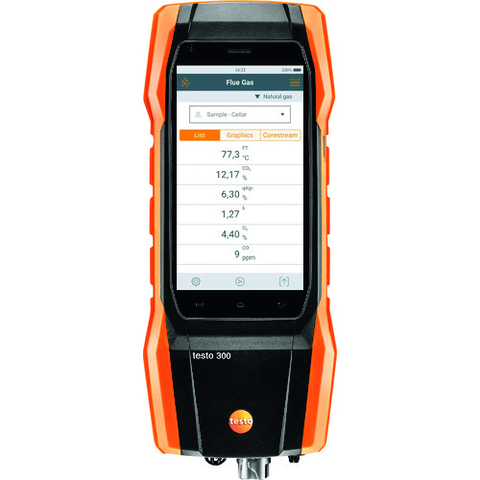 TESTO Việt Nam | TESTO Smart Exhaust Gas Meter Testo 300 O2, COH2 Compensation Set MW2522330