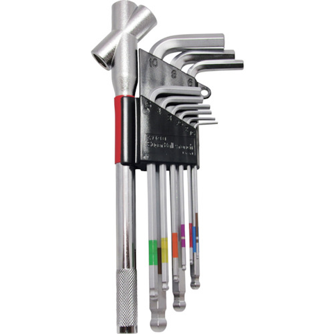 WISE Việt Nam | WISE Super Ball Wrench Set, Semi-Long, Set of 9, with Triple Handle Super-ball Wrench MW2570244
