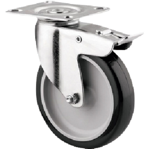 TENTE Việt Nam | Tente Caster Plate-type Caster "AGILA" (Polyurethane Wheels) φ75 Swivel (with Total Lock) MW2574522