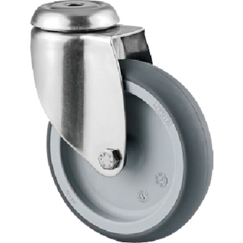TENTE Việt Nam | Tente Caster Bolt Hole Caster "AGILA" (Elastomer Wheel, Stainless Steel Fittings), φ50, Swivel Stainless Steel Agila 7470 Series MW2589961