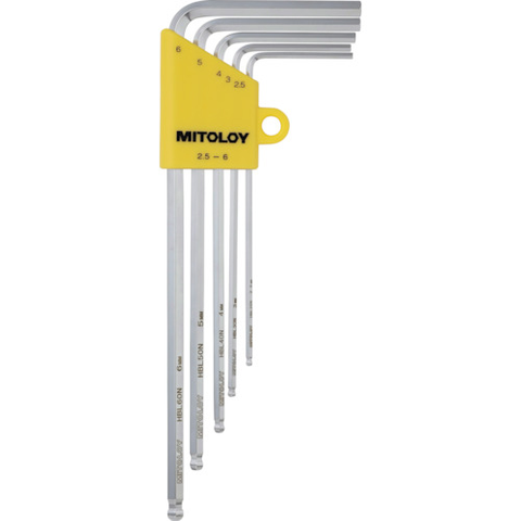 MITOLOY Việt Nam | MITOLOY L-shaped hollow wrench ball point Neo holder set of 5 MW2669057