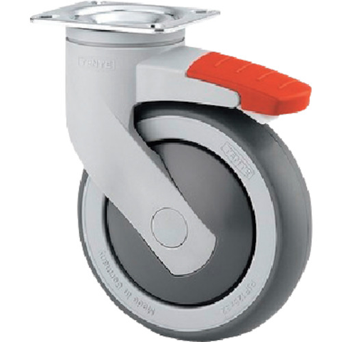 TENTE Việt Nam | Tente Caster Plastic Caster "LEVINA" (Elastomer Wheel) φ150 Swivel (with Total Lock) MW2680223