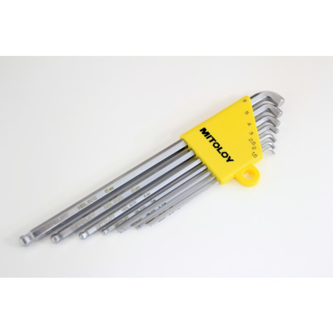 MITOLOY Việt Nam | MITOLOY L-type hollow wrench ball point stubby long mm holder set of 7 MW3258637