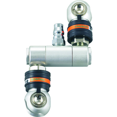 TRUSCO Việt Nam | TRUSCO Air Branch Pipe Auto-Lock Swing Rotary Pair Coupling 1.5MPa Number of Branches 2 MW3287459