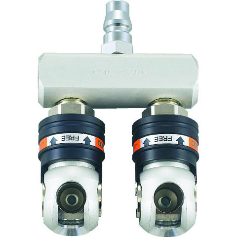 TRUSCO Việt Nam | TRUSCO Air Branch Pipe Autolock Swing Pair Coupling 1.5MPa Number of Branches 2 MW3287467