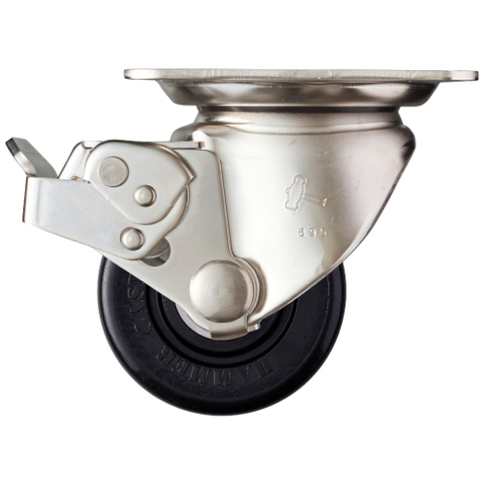 HAMMER CASTER Việt Nam | Hammer SUS Low-floor type Heavy-duty Swivel SP-equipped Nylon B wheel 75mm Stainless Topplate (Heavy-duty Low profile) Nylon Caster MW3362174