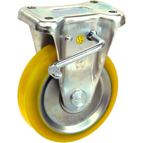 SISIKU Việt Nam | Sisiku Antistatic Caster with Fixed Stopper, 130mm Diameter, Urethane Wheel MW3535169