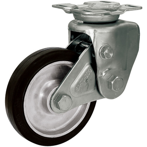 SISIKU Việt Nam | Sisiku shock absorbing caster, fixed, 200 diameter, rubber wheel MW3535321