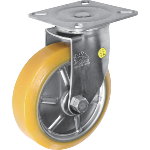 SISIKU Việt Nam | Sisiku Stainless Steel Caster with Antistatic Urethane Wheels MW3535355