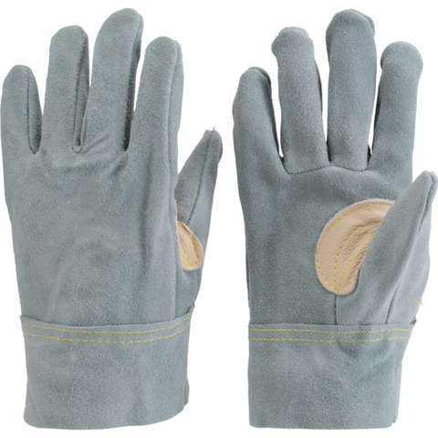 TRUSCO Việt Nam | TRUSCO Oiled Leather Gloves with Pads, Size L Cow Oil Processing Split Leather Gloves MW3599779
