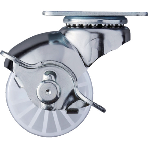 HAMMER CASTER Việt Nam | Hammer Plate Type Swivel Nylon Wheel 40mm with Stopper MW3670228