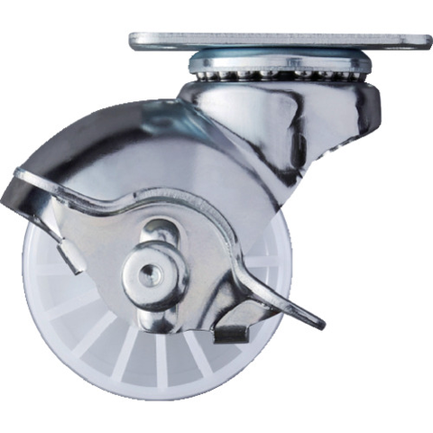 HAMMER CASTER Việt Nam | Hammer Plate Type Swivel Nylon Wheel 50mm with Stopper MW3670236