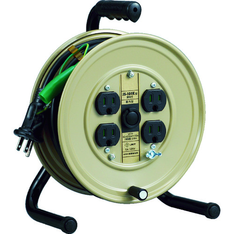 HATAYA Việt Nam | Hataya Cord Reel JS Reel Single Phase 100V Earthed 10m Cord Reel MW3703533