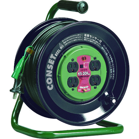 HATAYA Việt Nam | Hataya outlet panel fixed cord reel, single phase 100V, earthed, 30m Conset Reel MW3703614