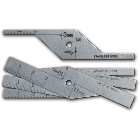 SK Việt Nam | SK Root Spacing Limit Gauge, Set of 4, Measurement Range 3-10mm (1mm increments) MW3776832