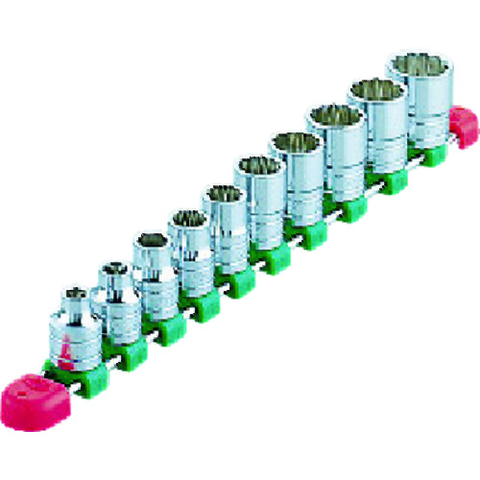 KTC Việt Nam | KTC 12.7 sq. socket set (10 pieces) 12.7 mm drive, 6-point, 12-point Socket Set MW3839362