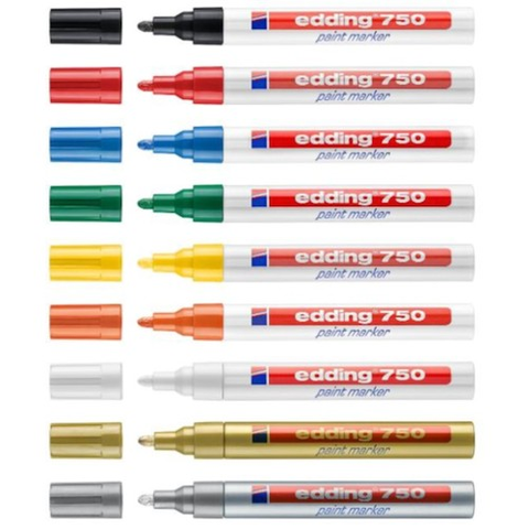 EDDING Việt Nam | EDDING 750 Paint Marker (Standard) Black 750 Paintmarker MW4485693