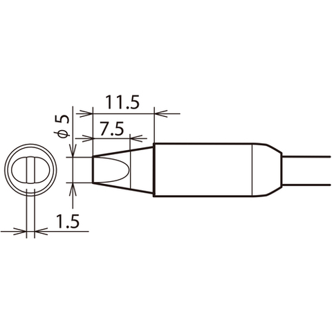 GOOT Việt Nam | GUT Replacement Soldering Tip (RX-8 Series) Replacement Tip for RX-8 series MW4613015