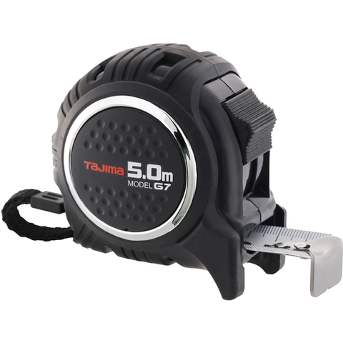 TAJIMA Việt Nam | Tajima G7 Lock 25 5.0m Metric Scale Black/Black Measuring Tape MW4718615