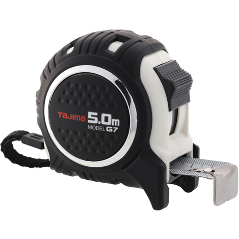 TAJIMA Việt Nam | Tajima G7 Lock 25 5.0m Metric Scale Black/White Measuring Tape MW4718631